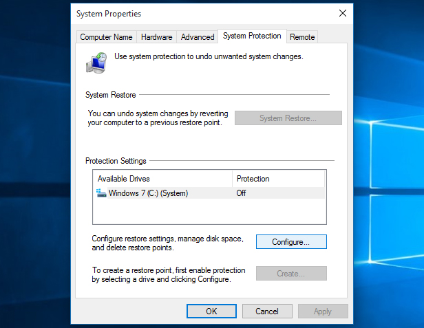 how to load a system restore point windows 10
