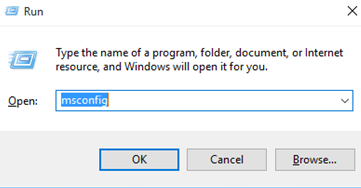 msconfig