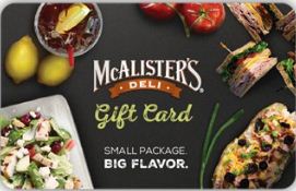 McAlisters Gift Cards