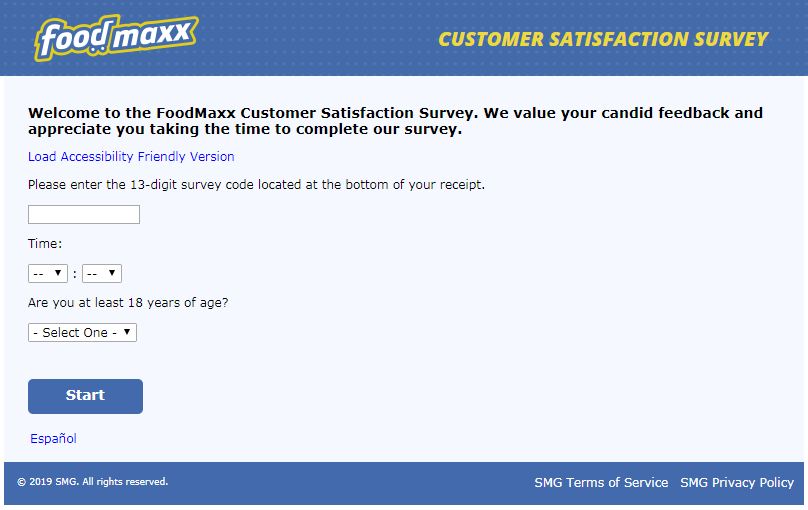 foodmaxx survey