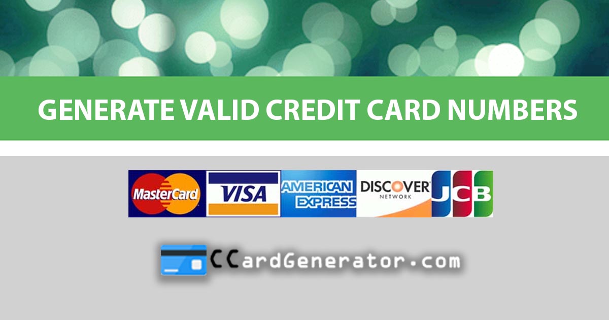 Real Visa Credit Card Numbers And Security Codes