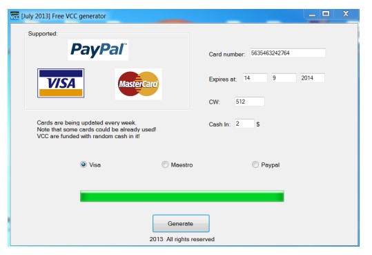 generate valid mastercard credit card numbers