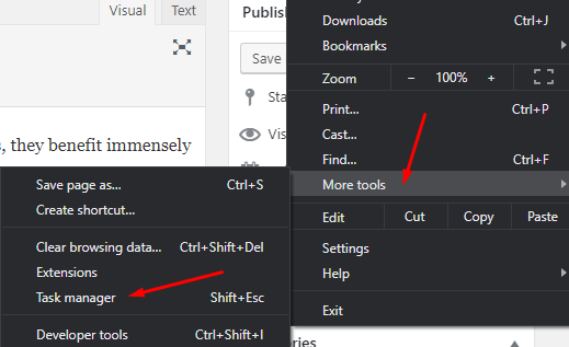 Google Chrome Task Manager