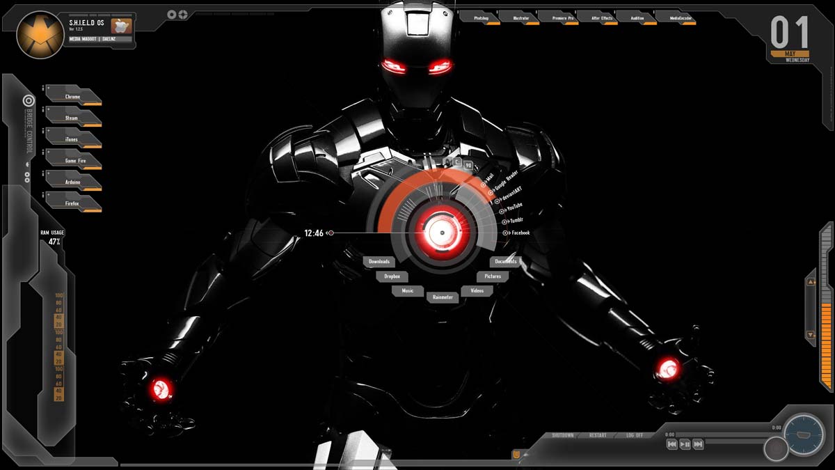 rainmeter skins 2021