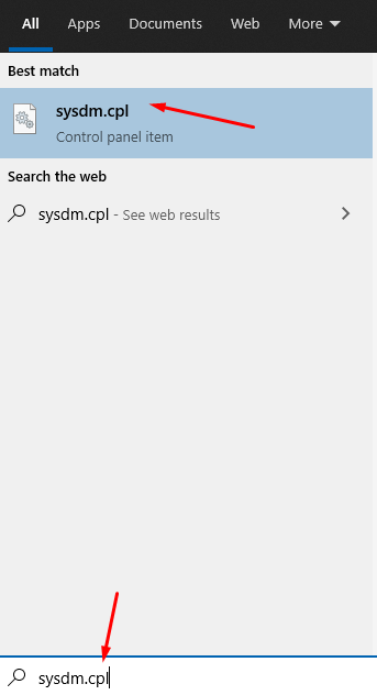 sysdm.cpl