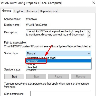 Wi-Fi Disconnection issue steps