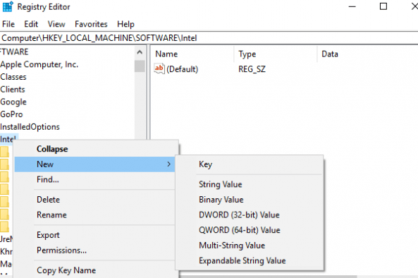 click on the key as GMM