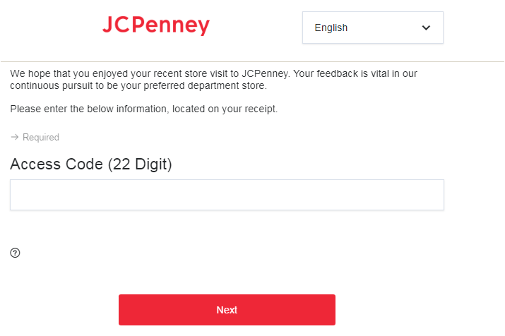 JC Penney Survey