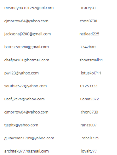 Hulu Accounts Free Emails and Passwords