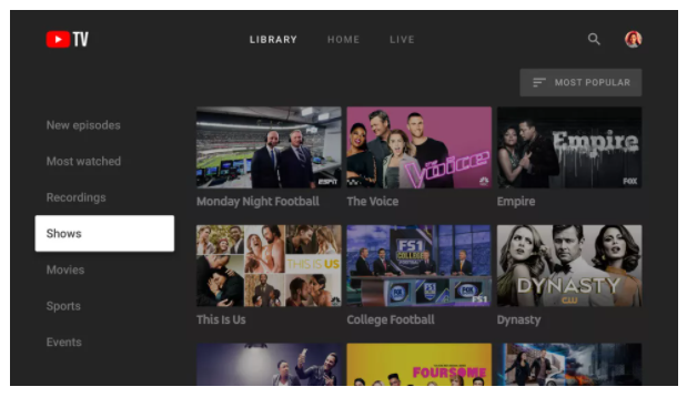 Toutube for TV